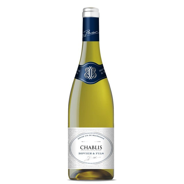 Bovier Chablis white wine 75cl - British product