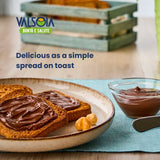 Valsoia hazelnut spread no added sugar 200g, UK version