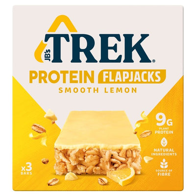 Trek Smooth Lemon Protein Flapjack Bars Multipack (3 x 50g)