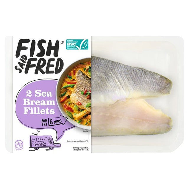 Fish Said Fred havbrasmefileter 180g - Britisk produkt