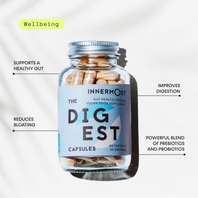 Innermost The Digest Capsules digestive probiotic capsules 60 capsules, UK version
