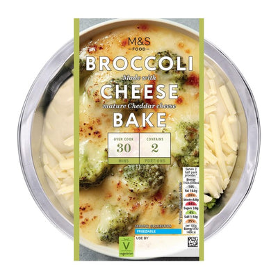M&S Brokkoli Ostegrateng Vegetarisk Tilbehør 400g