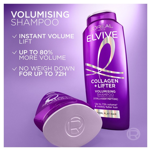 L'Oreal Paris Elvive Collagen Lifter volumising shampoo (British brand)