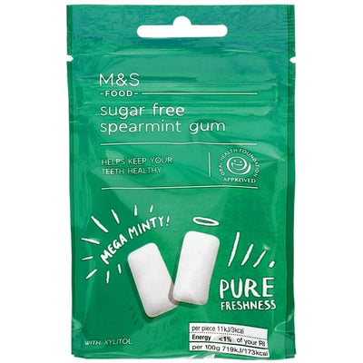 M&S M&S Sukkerfri Spearmint Tyggegummi 27g- Kjøp online hos McGrocer