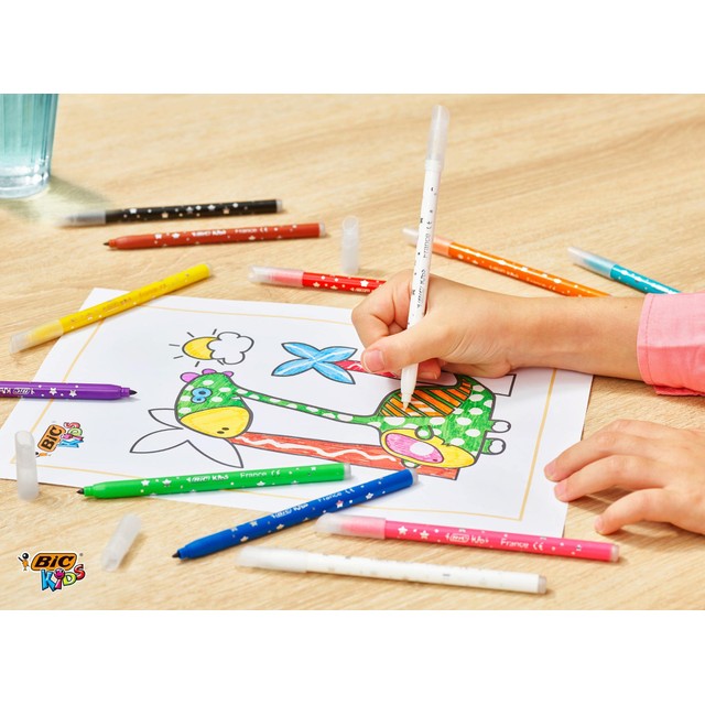 BIC Kids Magic Felt Pens Pack of 12 - British product