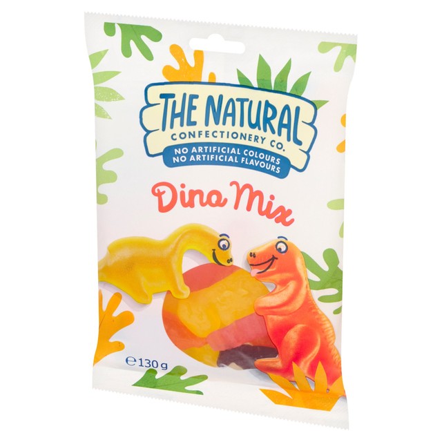 The Natural Confectionery Co. Dino Mix fruit flavoured gums 130g - British product