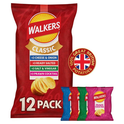 M&S Walkers Classic Variety Multipack Crisps- Buy online at McGrocer