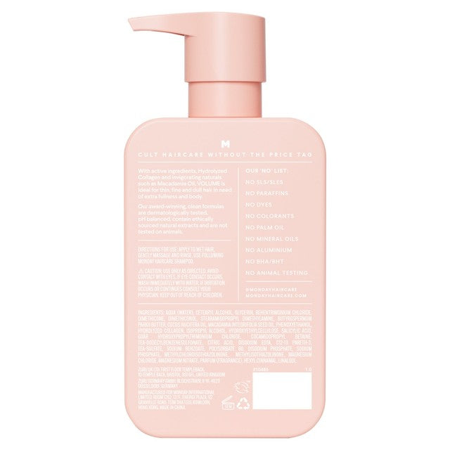Monday Volume Conditioner 350ml, imported from the UK