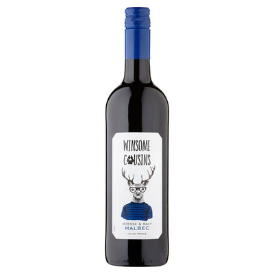 Winsome Cousins Malbec Französischer Rotwein 75cl