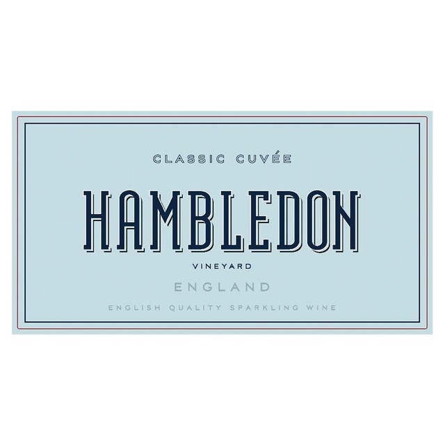 Hambledon Classic Cuvee Brut NV sparkling wine 75cl, UK version