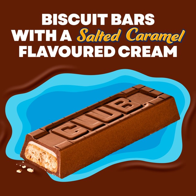 McVitie's salted caramel flavour biscuit bars, imported from the UK