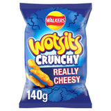 Wotsits Crunchy Really Cheesy corn snacks 140g (British brand)