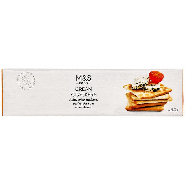M&S Cream Crackers 300g, imported from the UK