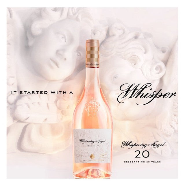 Whispering Angel Provence rosé wine 75cl (British brand)