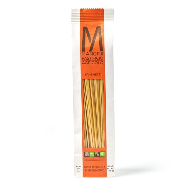 Natoora Mancini Spaghetti 500g, imported from the UK
