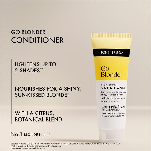 John Frieda Go Blonder Lightening Conditioner - British product
