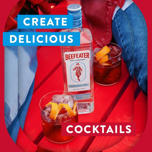 Beefeater 0.0% alcohol-free gin bottle 70cl, UK version