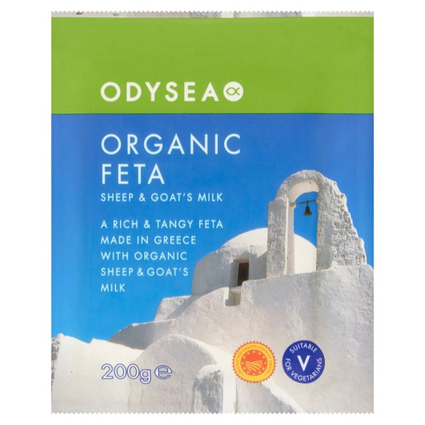 Organic Sheep and Goats Milk Feta Cheese 200g