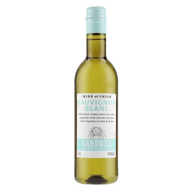 M&S Sauvignon Blanc small bottle wine, UK version
