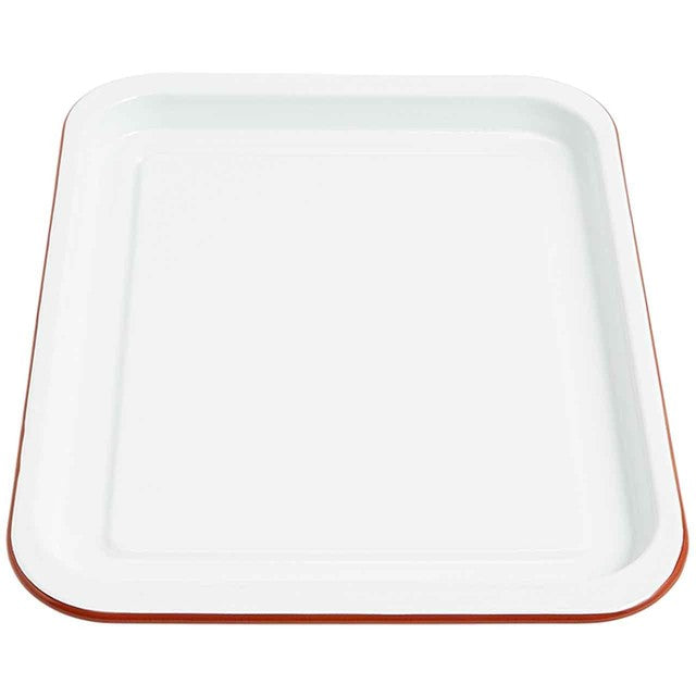 M&S enamel oven tray white 38cm x 30cm, imported from the UK