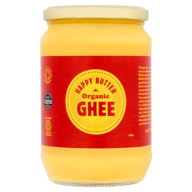 Happy Butter Organic West Country Ghee 580g, UK version
