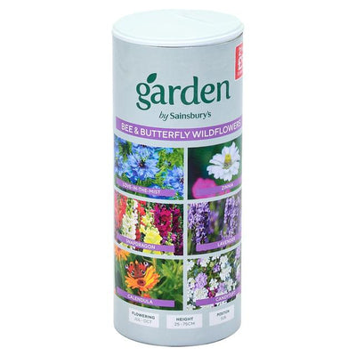 Sainsburys Bee-Attracting Annual Flower Seed Mix with Nigella, Zinnia, Iberis, Phlox, and Calendula- Buy online at McGrocer