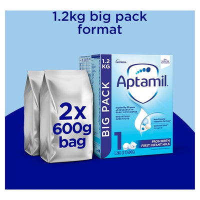 M&S Aptamil First Infant Milk Formula Powder 1200g- Buy online at McGrocer