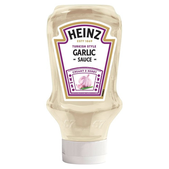 Heinz Garlic Sauce Plastic Bottle 400ml - British product