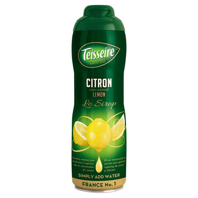 Teisseire Sirop Lemon Zero Konzentriertes Erfrischungsgetränk 600ml