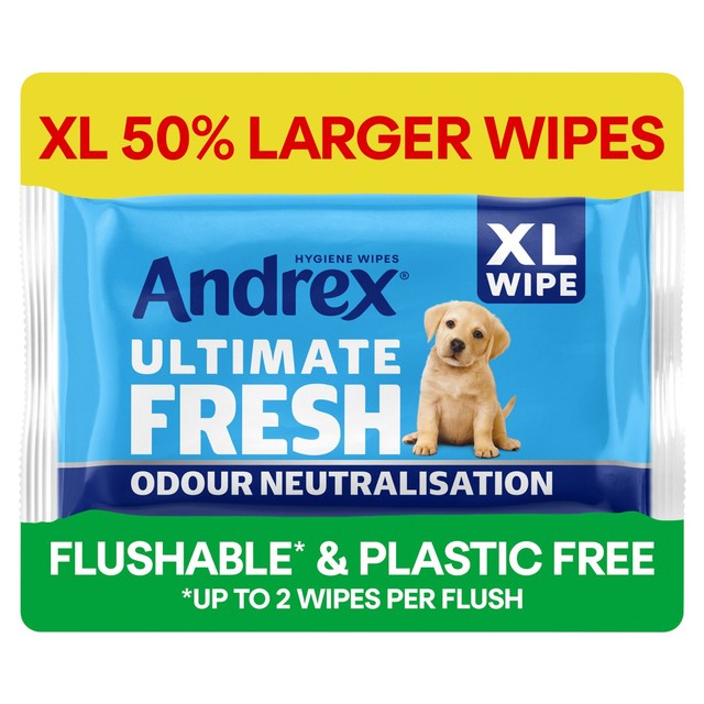Andrex Ultimate Fresh XL Hygiene Wipes - British product