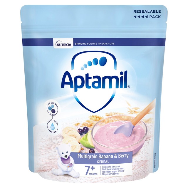 Aptamil Banana & Berry Multigrain Porridge baby cereal 200g - British product