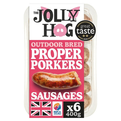 Jolly Hog Proper Porker Sausages 400g
