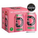 Dalston's sparkling rhubarb drink 4 x 330ml cans - British product