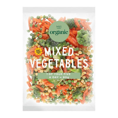 M&S Organic Mixed Vegetables Frozen 750g
