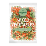 M&S organic mixed vegetables frozen 750g, imported from the UK