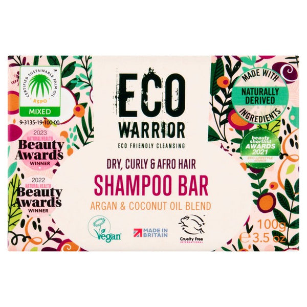 Little Soap Company Eco Warrior Shampoo Bar for Dry, Curly & Afro Hair 100g