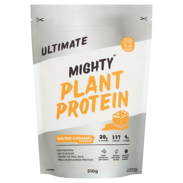Salted Caramel Flavour Plant Protein Powder with Super Greens and Vitamins 510g