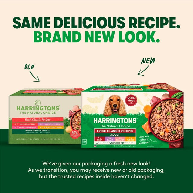 Harringtons wet dog food variety pack 16 x 400g, UK version