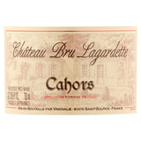 Ch Bru Lagardette Cahors red wine 75cl - British product