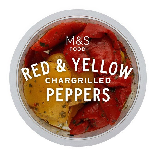 M&S Marinated Grilled Peppers 176g, imported from the UK
