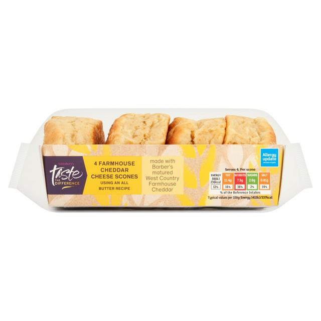 Sainsburys Farmhouse Cheese Scones Taste Difference x4