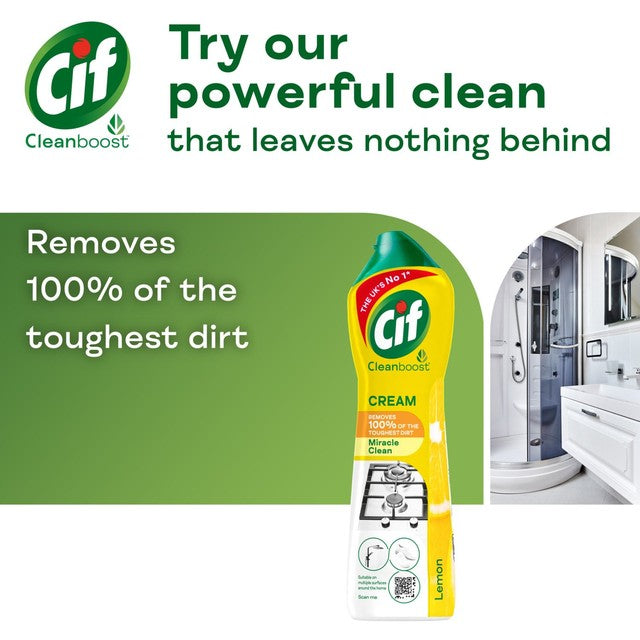 Cif lemon cream cleaner 500ml - British product