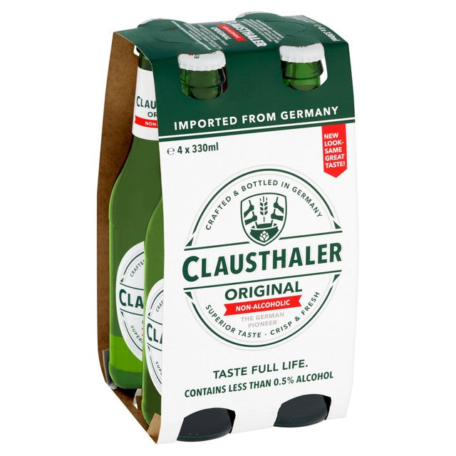 Clausthaler Original Lager Alcohol Free 4 x 330ml - British product