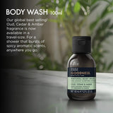 Baylis & Harding body wash Oud, Cedar & Amber 100ml - British product