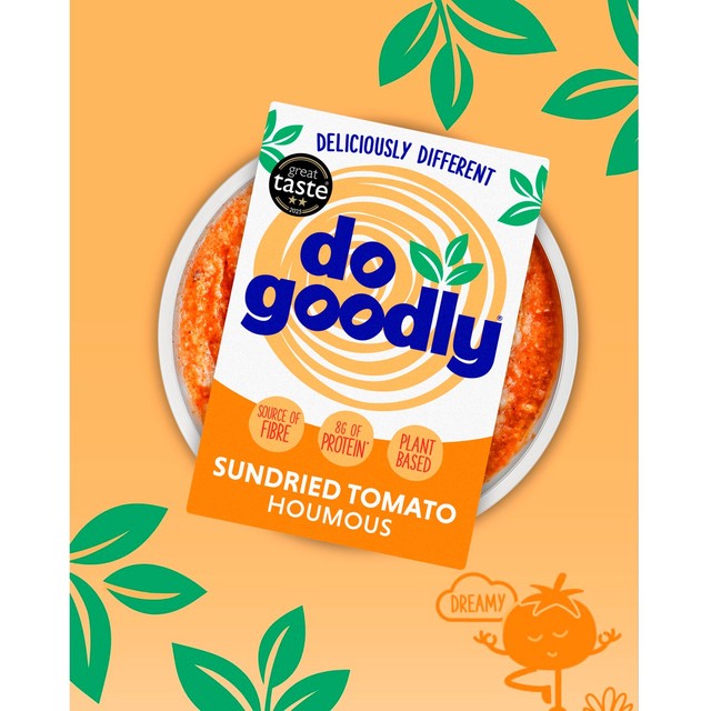 Do Goodly sundried tomato houmous dip 150g - British product