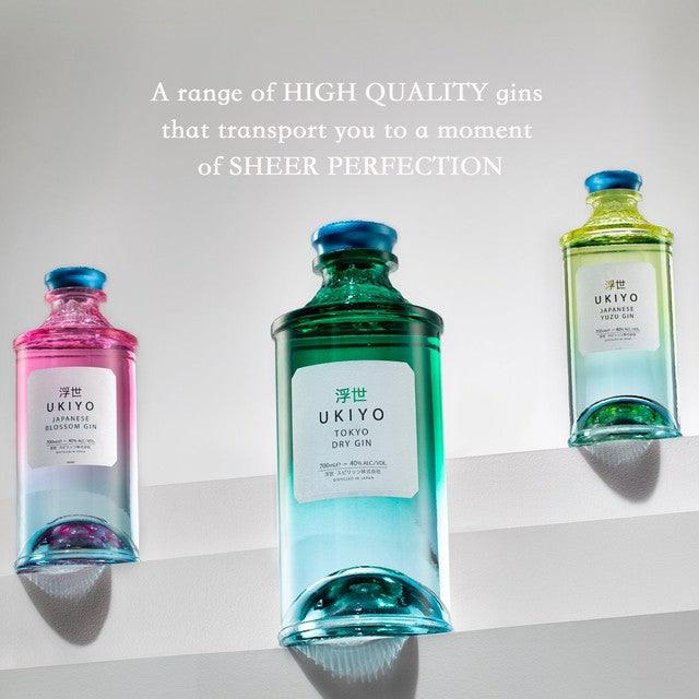 Ukiyo Japanese Yuzu Citrus Gin 70cl (British brand)