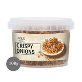 M&S crispy onions 100g - British product