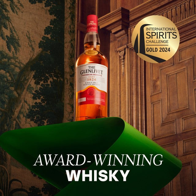 The Glenlivet Caribbean Reserve single malt Scotch whisky 70cl (British brand)