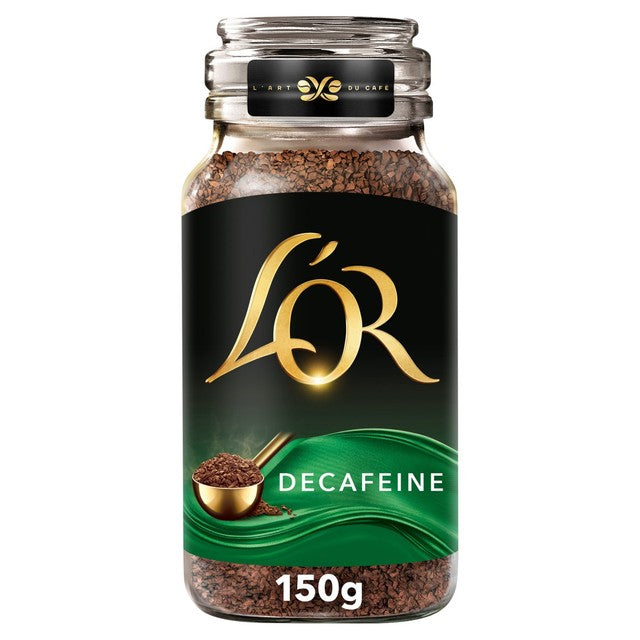 L'OR decaff instant coffee 150g, UK version
