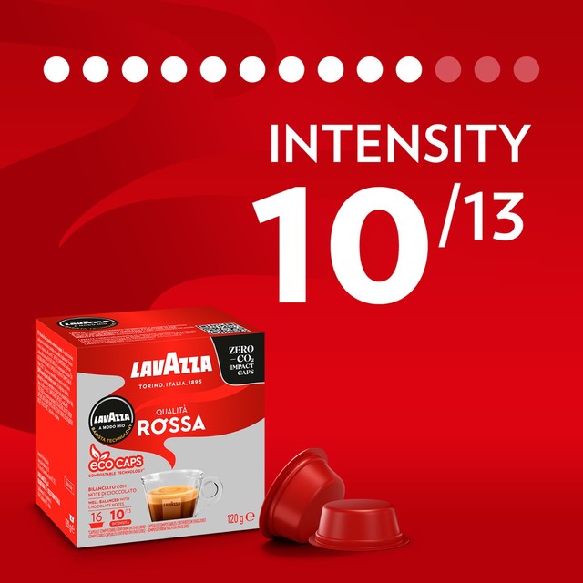 Lavazza Qualita Rossa coffee capsules 16 pack, UK version